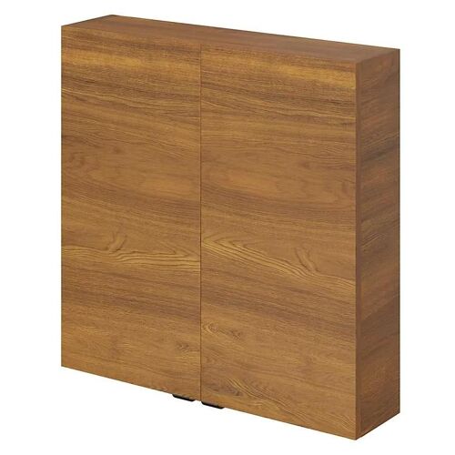 Armoire De Salle De Bains Faible Profondeur Goodhome Imandra Décor Noyer L. 60 X H. 60 X P. 15 Cm