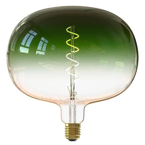 Ampoule Led À Filament Boden Vert Dimmable E27 140lm 5w Ip20 Blanc Chaud Calex ¿.22 X H.22,5 Cm