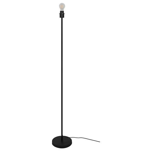 Pied De Lampadaire En Métal Noir E27 H.140cm Goodhome Willet