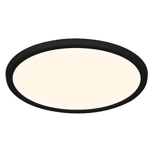 Plafonnier À Led Blanc Neutre 1700lm 14.5w Ip44 ¿30cm Noir Goodhome Thornaby