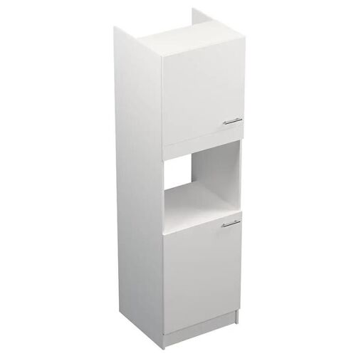 Colonne pour four 2 Primalight portes L. 60 cm blanc