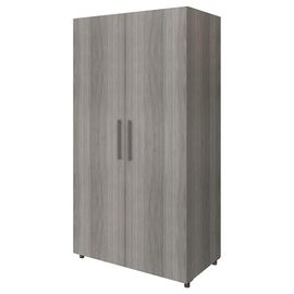 Armoire penderie portes battantes effet chêne grisé GoodHome Atomia H. 187,5 x L. 100 x P. 60 cm
