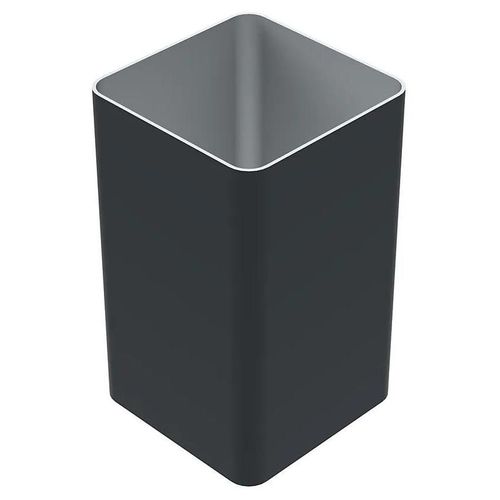 Poteau Belty 18 X 18 Cm En Aluminium À Sceller - Hauteur 200 Cm - Gris