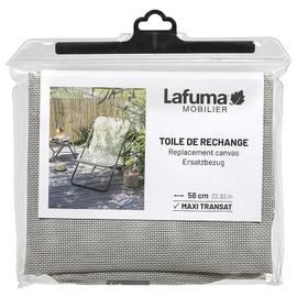 Toile De Rechange Et Têtière Pour Maxi Transat Couleur Seigle Ii Largeur Dossier 58cm Lafuma Mobilier