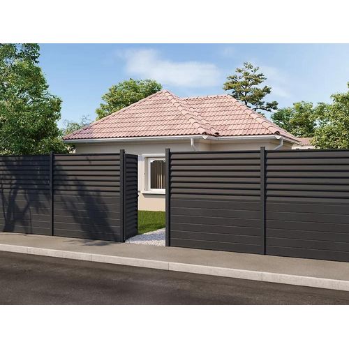 Panneau Persienné Neva L.179 X H.88 Cm Aluminium Anthracite