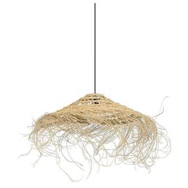 Suspension Medina E27 Ip20 15w Ø.50 X H. 86 Cm Corep Coloris Naturel
