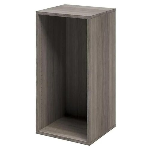 Caisson effet chêne grisé GoodHome Atomia H. 75 x L. 37,5 x P. 35 cm