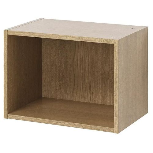 Caisson Haut De Cuisine Ouvert Goodhome Caraway Chêne Clair H. 36 Cm X L. 50 Cm