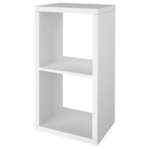 Étagère modulable 2 cubes GoodHome Mixxit blanc
