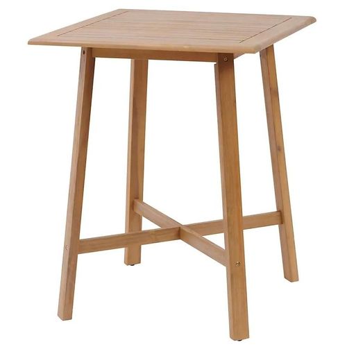 Table Haute De Jardin Tiwi Bois D'acacia L.80 X H.102 Cm