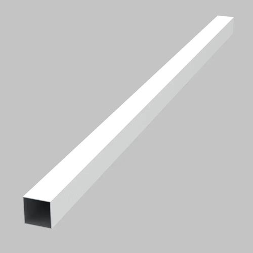 Poteau Belty 10 X 10 Cm En Aluminium À Sceller - Hauteur 250 Cm - Blanc