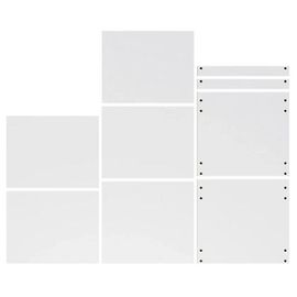 Lot De Tablettes Pour Colonne Blanc L. 60 Cm X P. 57 Cm Caraway Innovo Goodhome