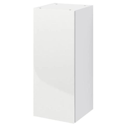 Meuble Haut De Cuisine Avec 1 Porte Goodhome Stevia Blanc L. 30 X H. 72 Cm