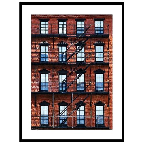 Image encadrée Façade 30 x 40 cm CM Creation