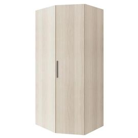 Armoire Penderie D'angle Effet Chêne Avec Porte Battante Goodhome Atomia H. 225 X L. 100 X P. 89 Cm