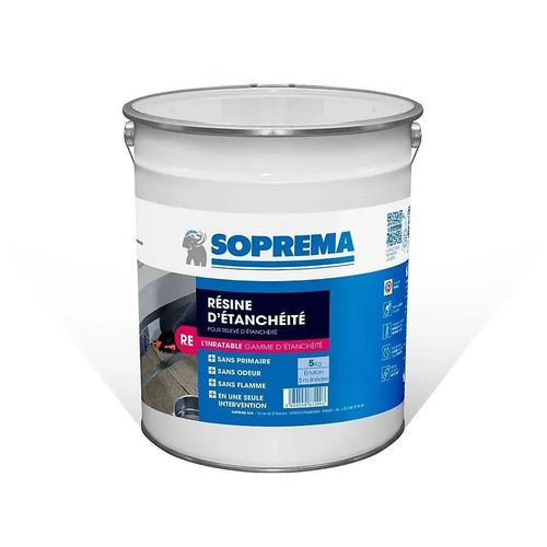 Résine d'étanchéité Soprema gris 5kg