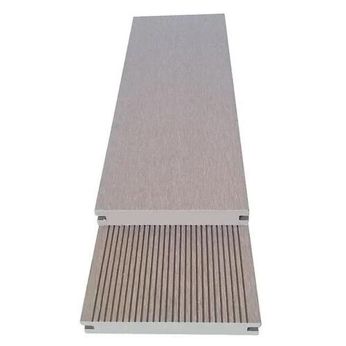 Lame terrasse composite Greendeck WPC PLEINE beige L.260 x l.14 cm