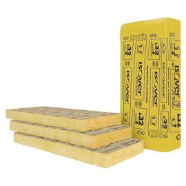 Panneaux isolant murs laine de verre kraft Isover - 1,35 x 0,6 m ép.120 mm R. 3,75 m²K/W (vendu par lot de 5 panneaux)