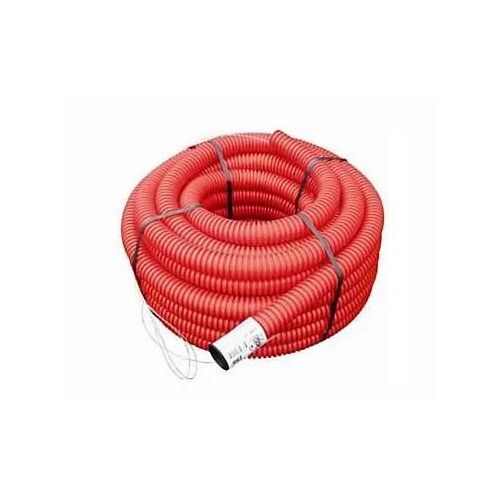 Gaine pour réseaux enterrés rouge Ø 63 mm x 25 m Fitt