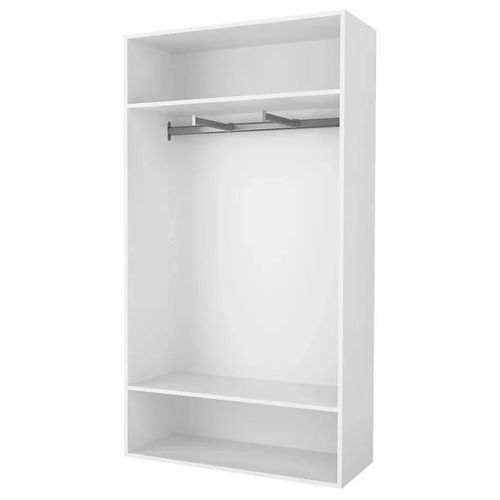 Dressing Ouvert Blanc Goodhome Atomia H. 187,5 X L. 100 X P. 45 Cm