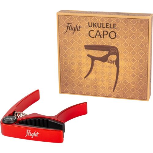 Flight Fc-Rd Ukulele Capo Red Capodastre Pour Ukulélé (Rouge)