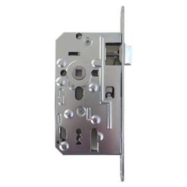 Serrure à mortaiser pêne Bricard axe 55 mm droite, 2 clés