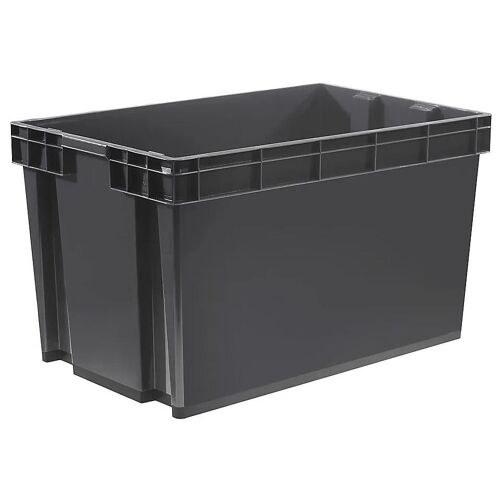 Boîte en plastique recyclé GoodHome Xago gris 94 L (XXL)