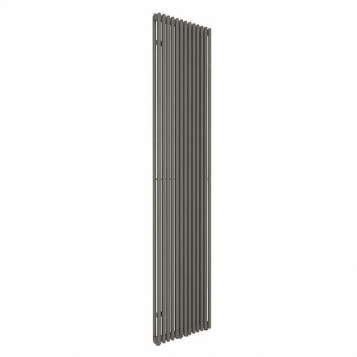 Radiateur eau chaude Acova Filin vertical double grey aluminium 1508W