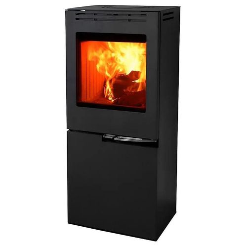 Poêle hybride bûches et granulés en acier Aduro H5 - 50605AL 6.8 kW