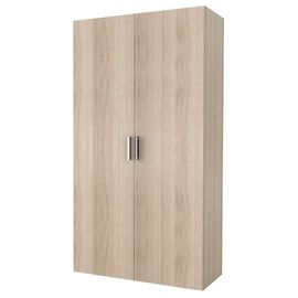 Armoire Penderie Portes Battantes Effet Chêne Goodhome Atomia H. 187,5 X L. 100 X P. 45 Cm