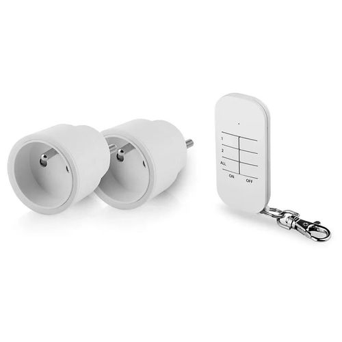 Kit 2 prises commandées sans fil Smartwares 2300W