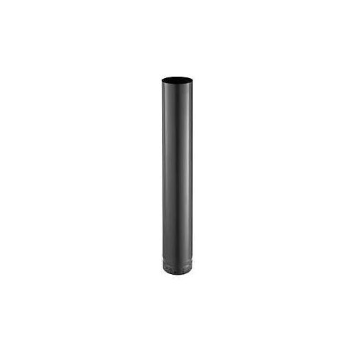 Tuyau de poêle à bois émaillé gris 1 m ø130 mm Poujoulat