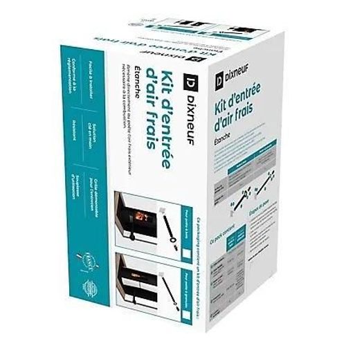 Kit entrée d'air frais étanche pour poêle à granulés