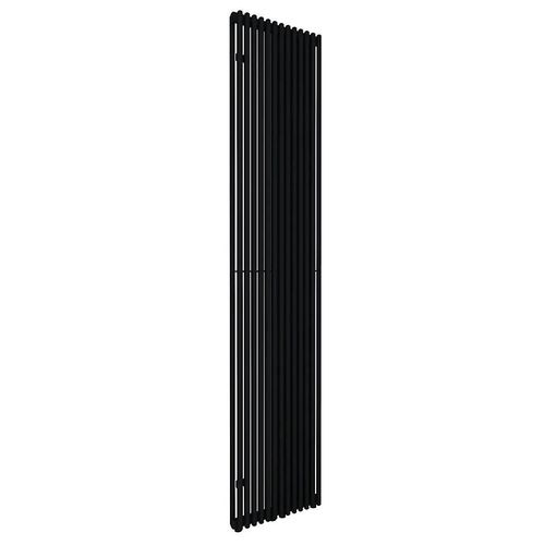Radiateur eau chaude Acova Filin vertical double noir 1508W