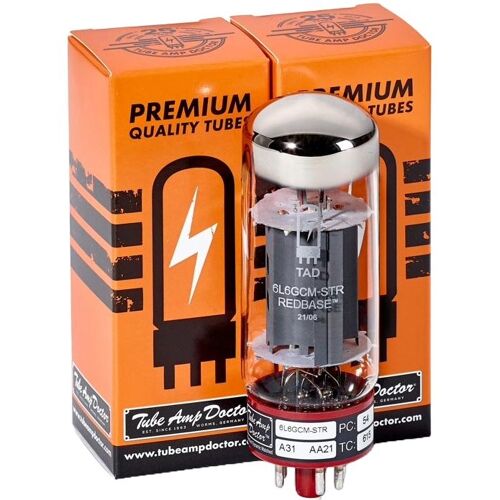 Tube Amp Doctor 6l6gcm-Str Redbase Premium Selected Pair Lampes De Puissance (La Paire)