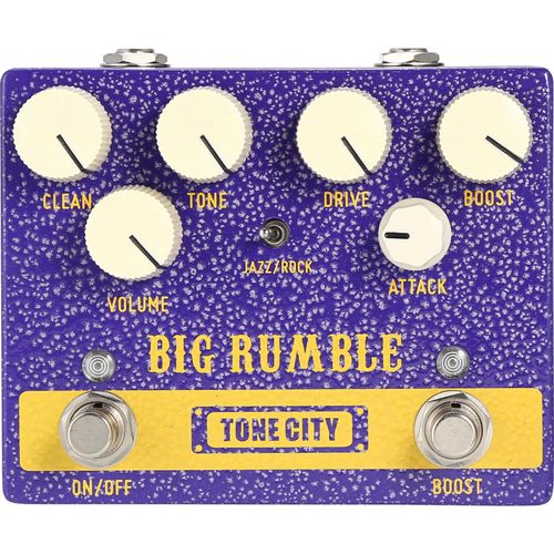 Tone City Big Rumble Pédale D'effet Overdrive / Boost
