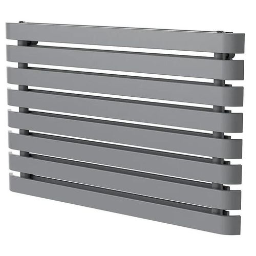 Radiateur eau chaude GoodHome Wilsona Horizontal Gris 900 W
