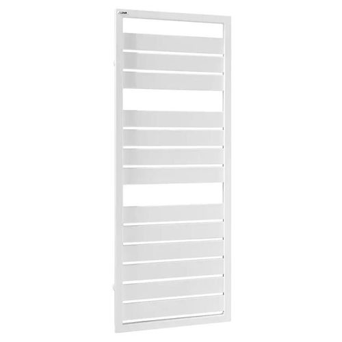 Sèche-serviettes eau chaude en acier Acova Astrakan blanc 608W