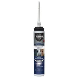 Mastic silicone acétoxy cuisine et salle de bains Volden translucide 200ml