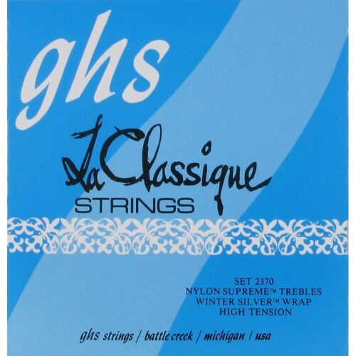 Ghs 2370 La Classique Jeu De Cordes Pour Guitare Classique