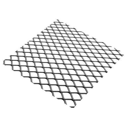 Tôle métal déployé acier brut Maille 10 x 5,5 mm, 100 x 50 cm