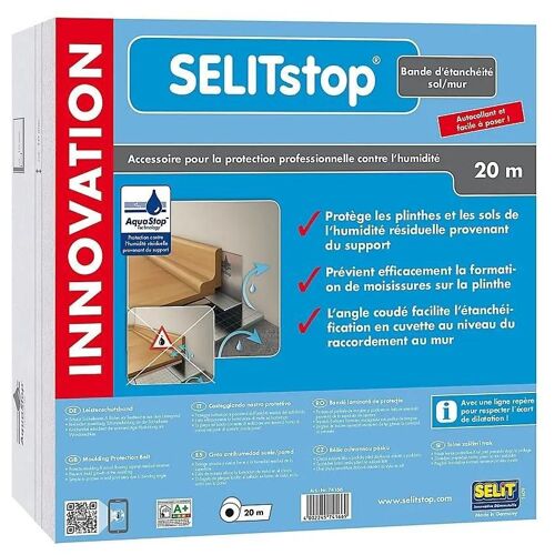 Bande d'étanchéité sol et mur Selitstop 20m