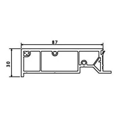 Tapée d'isolation Grosfillex P145 blanc 1 x 3 m, ép.90 mm