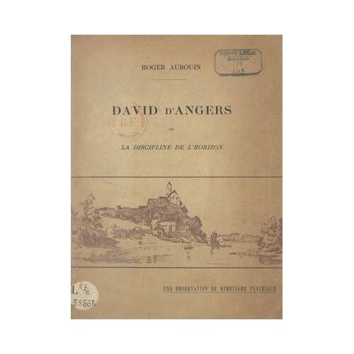 David D'angers Ou La Discipline De L'horizon