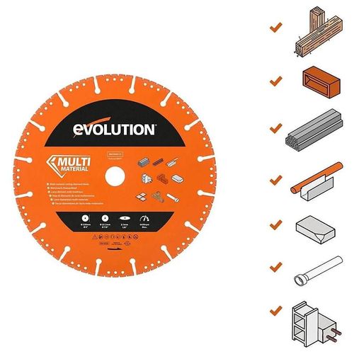 Lame diamant de scie circulaire multi-matériaux Evolution ø230 mm