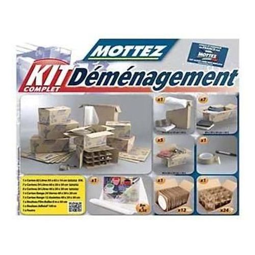 Kit de déménagement Mottez 17 pièces