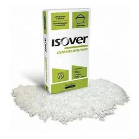 Laine de verre à souffler Isover Comblissimo pour isolation de combles perdus 17,3kg