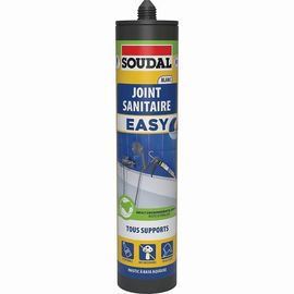 Mastic d'étanchéité cuisine et salle de bain blanc Soudal Easy tous supports, 290ml