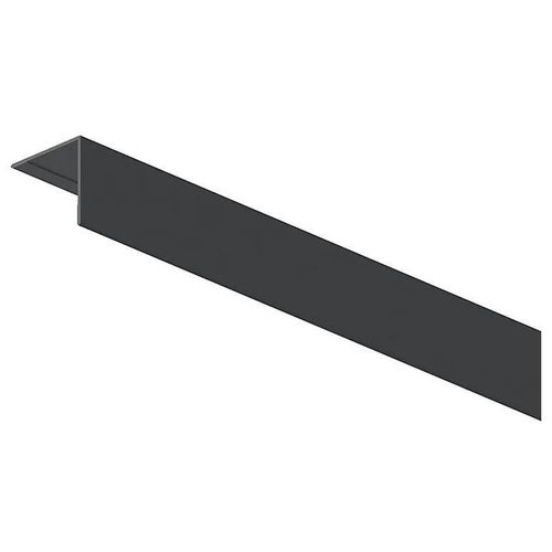 Habillage en L pour fenêtre alu gris 3,5 x 3,5 cm
