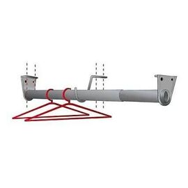 Supports De Tringle à Vêtements – Lot De 4 En Métal – Avec 8 Vis – Pour Placard, Dressing, Armoire – Universel - 8